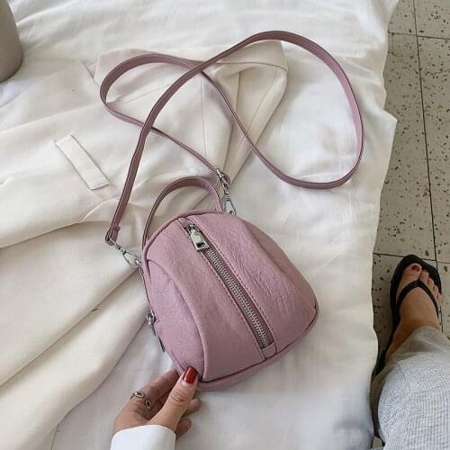 Womens Handbag Women Water-proof Simple All-match Solid Color Female Messenger Bag PU Leather Shoulder Bags Wallets and Mobile