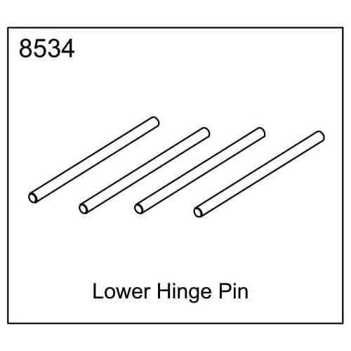 ZD racing EX07 accessories super sports car 1/7 original accessories 8534 Lower arm latch