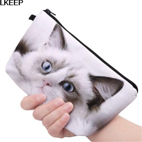 Women Travel Multifunction Make Up Bags Cartoon Animal Printing Zipper Cosmetic Bag Cases Portable Toiletry Kit Bag