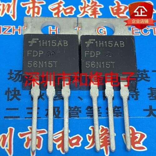 100% New&original FDP56N15T TO-220 150V 56A