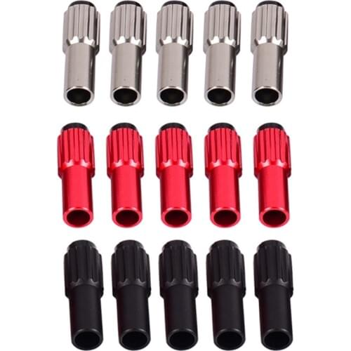 5Pcs/Set Bicycle Adjustable Derailleur Regulator Screws Aluminum Alloy Middle Fine Road Cycling Bike Brake Shift Cable Adjuster