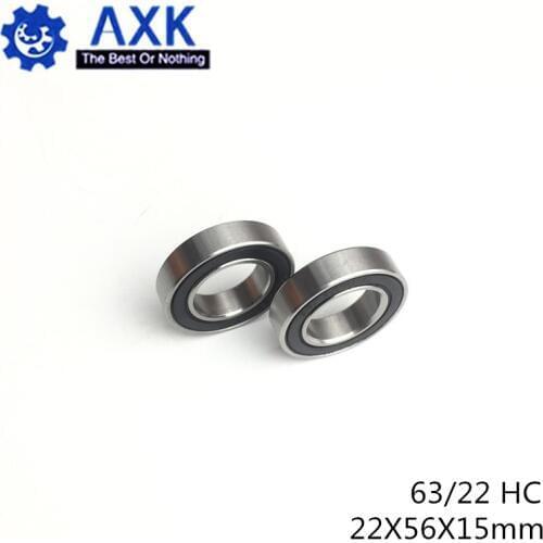 63/22 Hybrid Ceramic Bearing 22*56*15 mm ( 1PC ) Race Bike Front Rear Wheel 63 22 2RS LUU Hybrids Si3N4 Ball Bearings 63/22RS