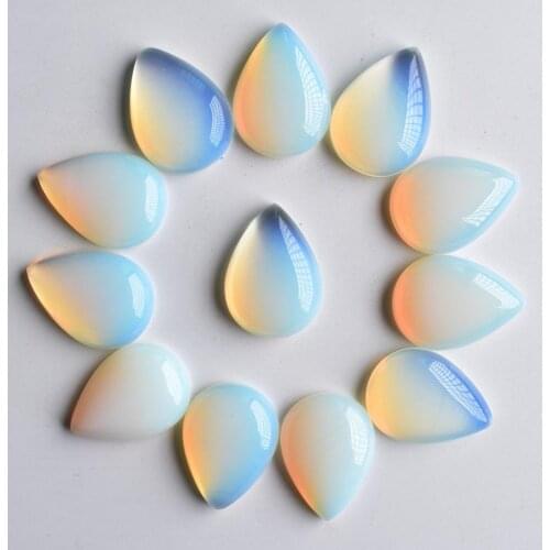 Wholesale 20pcs/lot 25x18mm good quality opal stone teardrop CAB CABOCHON beads for DIY jewelry accessories Free shipping