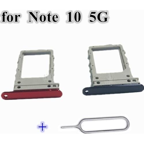 1Pcs Sim Tray SD Card Holder for Samsung Galaxy Note 10 5G Original Phone Housing Micro SD Card Adapter Slot Replacement Part