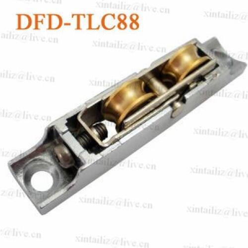 [DFD-TLC88] 88 series u groove plastic steel door window pulley double copper window door roller wheel