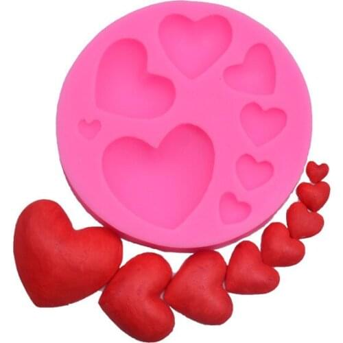 Chocolate Heart Shape Mold 3D Silicone Loving Pearl Mold For Baking DIY Sweet Candy Cookies Pastry Cake Tools Silicone Bakeware