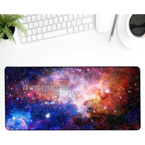 Mouse Mat Gaming Mouse Pad Desk Pad for Office Computer XL Space Night Art Custom Keyboard Game Customized Personalized Desk Pad