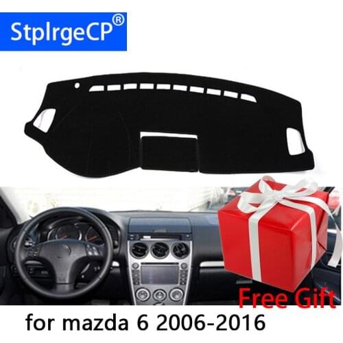 For mazda mazda6 2004-2016 dashboard mat Protective pad Shade Cushion Pad interior sticker car styling accessories