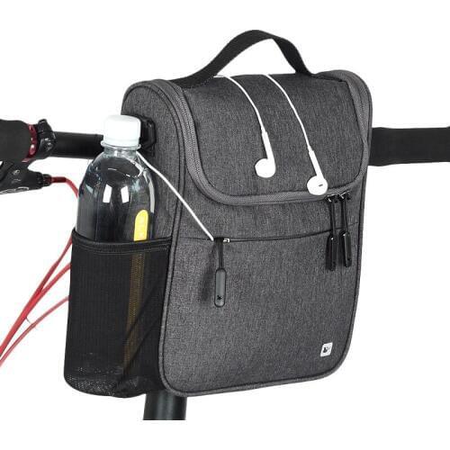 Multifunction Waterproof Bicycle Saddle Bag 5L Large Capacity MTB Road Bike Front Tube Bag Cycling Shoulder Bag with Cover