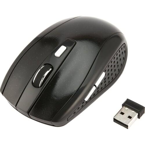 2.4GHz Wireless Mouse 1600DPI Portable Intelligent Gaming Mouse Optical Rolling Gamer Mice USB Receiver for PC Laptop Computer