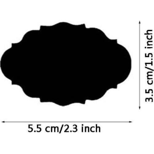 300pcs/roll Blank Chalkboard Labels Sticker for Kitchen Canning Mason Spice Jars