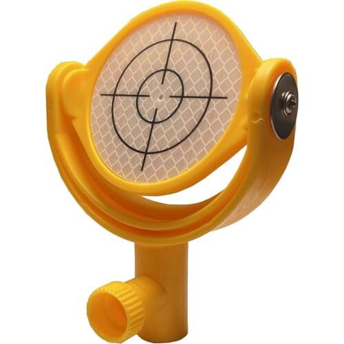Tilting Reflector with Printed Crosshair Dia.60mm sheet , 5/8X11 thread, mini prism for total station