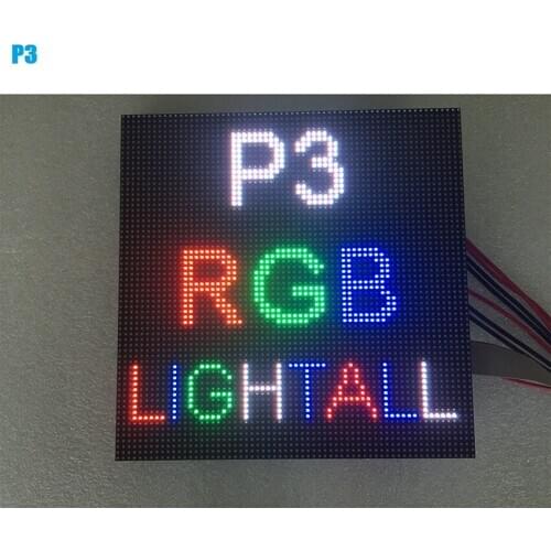 Outdoor P3mm HD Full Color 192x192mm Module 64*64dots, 1/16 Scan Advertising Electronic Display Screen Board Modules Outdoor