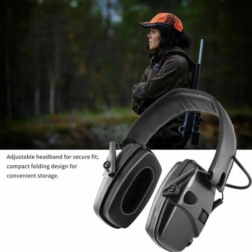 Tactical electronic earmuffs outdoor hearing protection noise-cancelling noise reduction headphones tactical shooting headphones