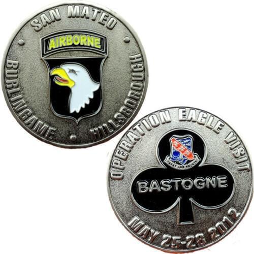 Low price customized nickel enamel commemorative coins hot sales Customize Metal Souvenir Navy Geocoin