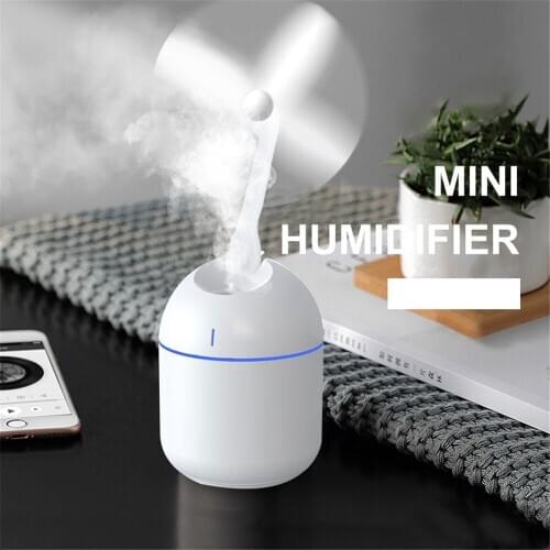 New Ultrasonic Mini Air Humidifier 200ML Aroma Essential Oil Diffuser for Home Car USB Fogger Mist Maker with LED Night Lamp