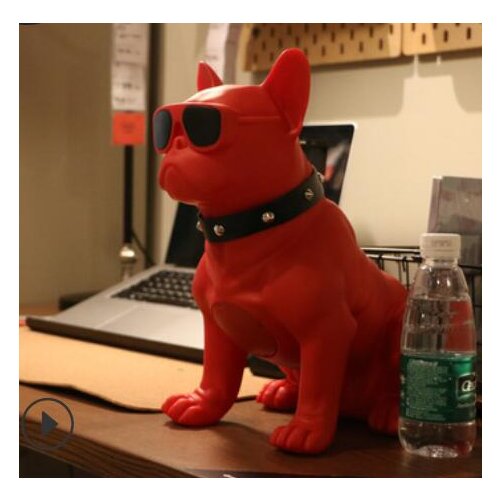 GLASSES FRENCH BULLDOG STATUES FIGURINES ANIMAL DOG ART SCULPTURE RESIN ART&CRAFT HOME DECORATION ACCESSORIES R542