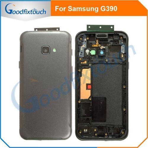Full Housing For Samsung Galaxy G390 Middle Frame+Battery Back Cover Housing Door For Samsung G390 Replacement Parts