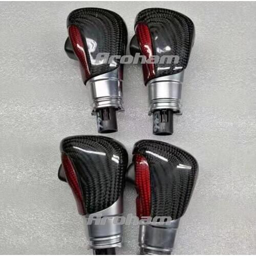 Carbon Fiber Suede Gear Shift Knob For Honda Accord 10th 2018 2019 2020 2021Generation Gear Shifter Pen Head Ball