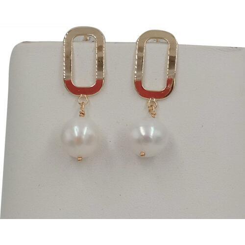 925 silver PEARL EARRING,100% nature freshwater pearl earring ,11 mm big round pearl,high luster quality