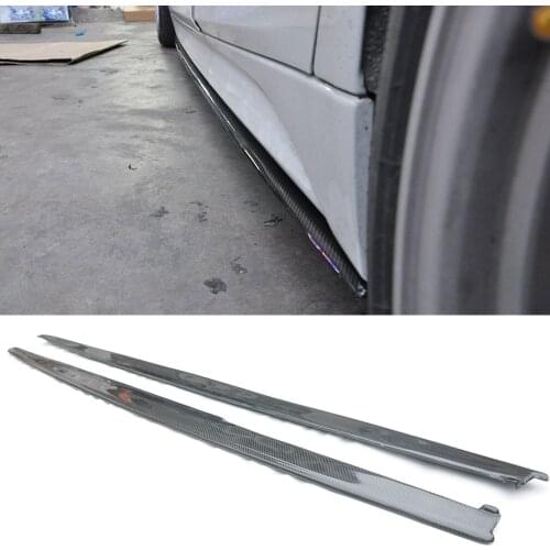 Carbon Fiber Side Skirt Extensions Aprons Lips Body Kit For BMW F30 F31 F32 F36 M Tech M Sport Car Styling