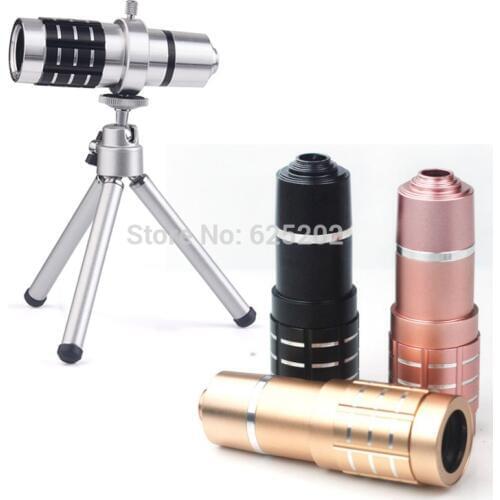 Universal Clip Camera 12X Telephoto Zoom Lens for all Android IOS Mobile Phones