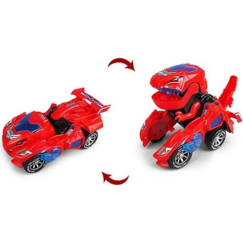Dinosaur Robot deformation car With Lights Music Action Figures Model Electric Automatic Vehicles Dinosaurio Toys for children