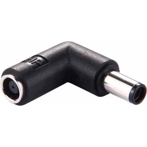 DC 7406 Male to DC 7406 Female Connector Power Adapter for HP Laptop Notebook, 90 Degree Right Angle Elbow