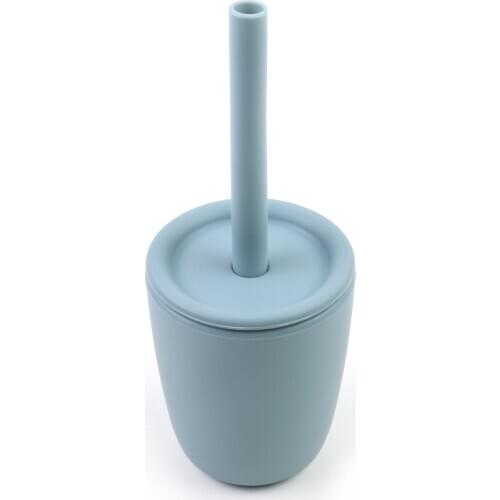 Baby Silicone Sippy Cup with Drinking Straw and Lids Baby Training Cup