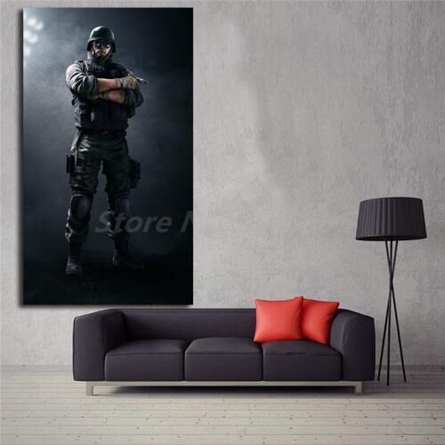 Tom Clancys Rainbow Six Siege FBI SWAT Thermite Wallpaper Art Canvas Poster Painting Wall Picture Print Home Bedroom Decoration