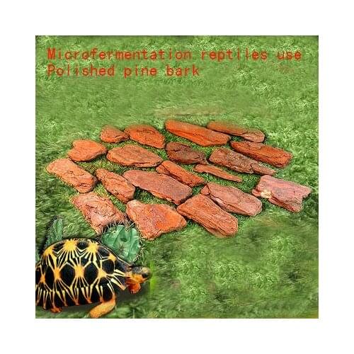 Pine Bark Granules Pads Lizard Turtle Mats Pet Box Landscaping 500g Reptile, turtle dedicated