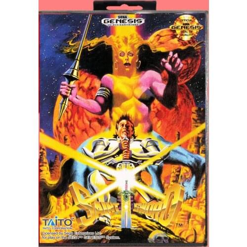 Aint Sword 16 Bit MD Game card with Retail Box For Sega Genesis & Mega Drive