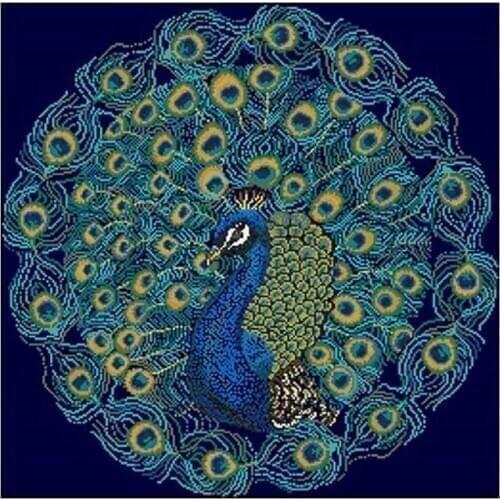 Beautiful peacock animals patterns Counted Cross Stitch 11CT 14CT DIY Chinese Cross Stitch Kits Embroidery Needlework Sets