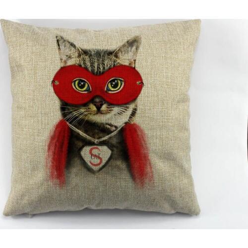 The cool cats pattern print home decorative pillow case decorate pillow for home
