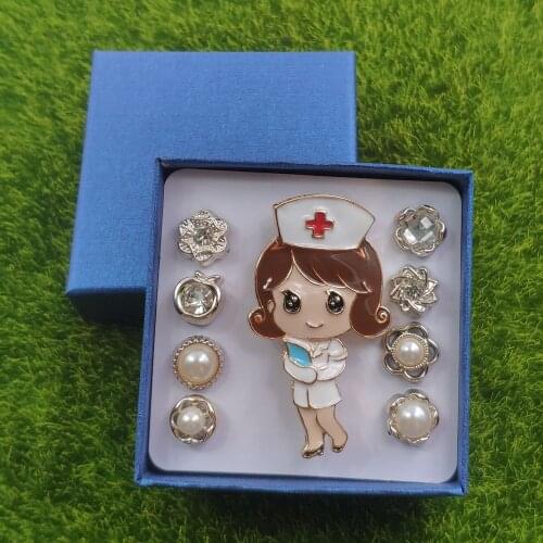 Mdogm White Brooches For Clothes