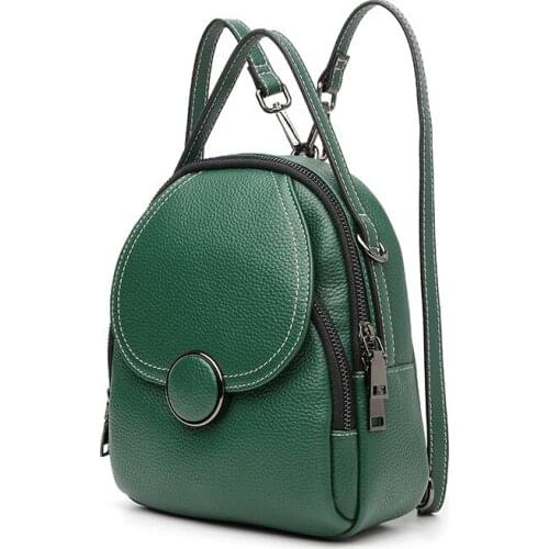 Fashionable Portable Classic Multi-Function Luxury Retro Travel Backpack Large Capacity Cowhide Retro Handmade Bagpack