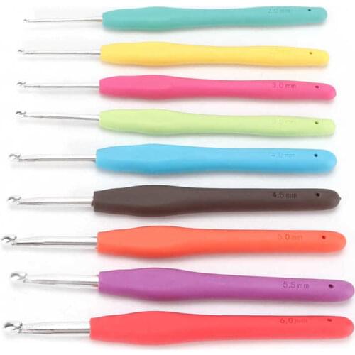 Crochet Needle Ergonomic Non-slip Crochet Hook Set for Professional Use for Knitting for Household for General Purpose