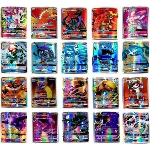 2020 New Pokemones Card Vmax Card GX Tag Team EX Mega Shinny Card Game Battle Carte Trading Children Toy TAKARA TOMY Cards Paper