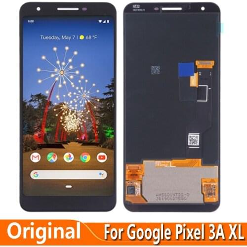 Original 6.0" For Google Pixel 3a XL G020C G020G G020F LCD Display Touch Screen Digitizer Assembly For Google Pixel 3AXL