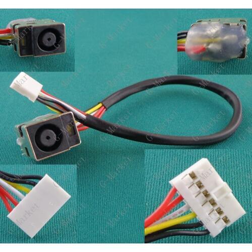 DC Power Jack Connector Power Port Plug Socket for use on HP dv5 dv6 CQ61 power connector head