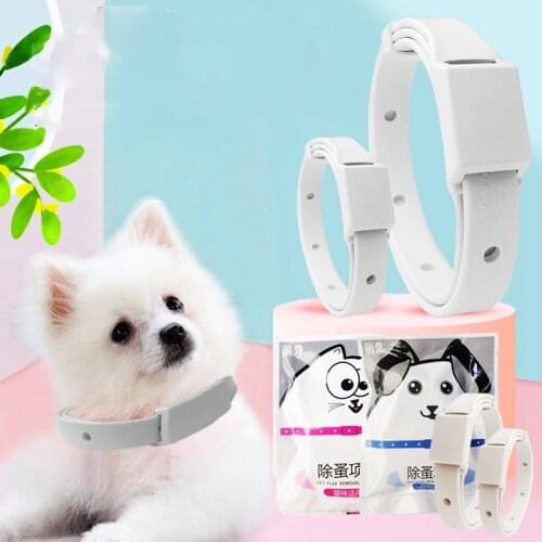 Adjustable Cat & Dog Collar Flea & Tick Prevention Pet Collar Pest Protect Rubber Flea Killer Collar Pet Accessories Christmas