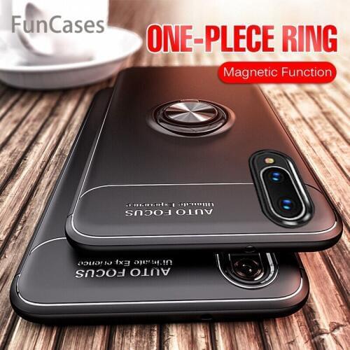 Luxury Magentic Car Ring Phone Case On The For Samsung Galaxy A50 A10 A20 A30 A40 A70 M10 M20 M30 A7 A9 2018 Soft Silicone Case