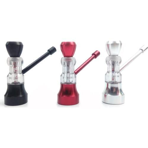 1 Pcs Removable Smok Metal Pipes Portable Tobacco Pipe Creative Smoking Pipe Filter Herb Men Health Gift Hookah Narguile