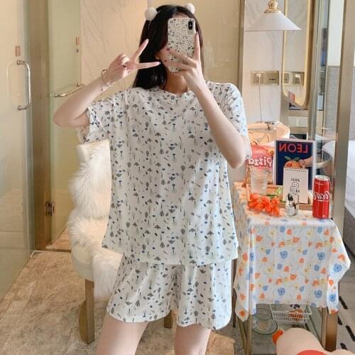 Silk Nightgown Summer Pajamas Women Sleepwear Princess Style Plus Size Sexy Sleepwear Loose Version Short Sleeve Leisure Wear