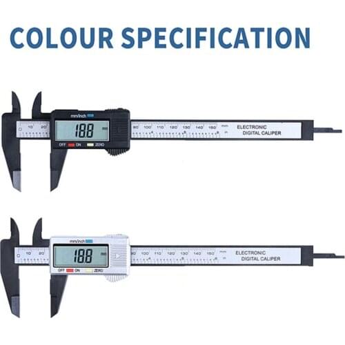 Electronic Digital Display Vernier Caliper 0-150MM Large LCD Screen All Plastic Digital Direct Reading