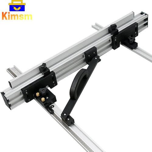 Woodworking T-track Backers For Table Saw Electric Circular Saw Engraving Machine With Scale Chute Flip-chip Circular Saws Track