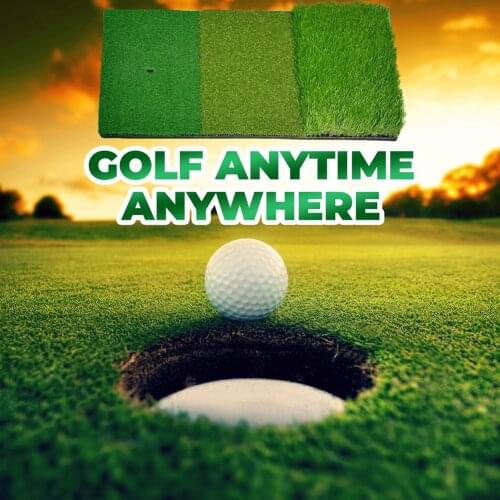 Golf Training Mat Artificial Lawn Grass Indoor Outdoor Golf Practice Hitting Pad for Outdoor Exercise Sport Decoration