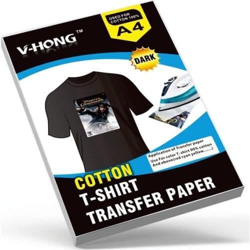 High temperature hot stamping A4 specification for arbitrary cut pure cotton heat transfer paper