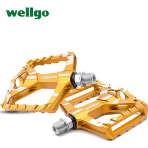 Wellgo B130 pedal aluminum alloy bearing pedal mountain bike road bike pedal bicycle pedal accessories