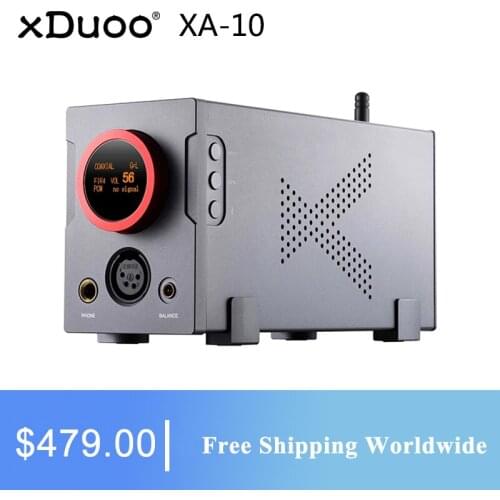 XDUOO XA-10 AK4493*2 MQA Bluetooth Balanced DAC & Headphone Amplifier XA10 DSD512 PCM32bit/768KHZ